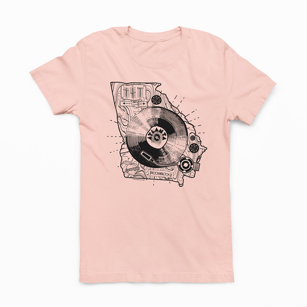 Peachy Beats Unisex Graphic Tee