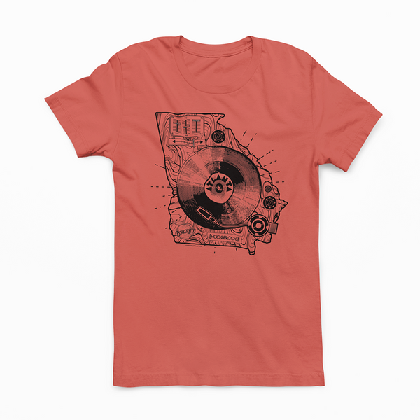 Peachy Beats Unisex Graphic Tee