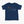 Load image into Gallery viewer, ROCKaBLOCK Navy t-shirt displaying a cat silhouette formed from multicolored Chicago CTA train lines, Chicago star symbols on the body, and a small circular CAT logo

