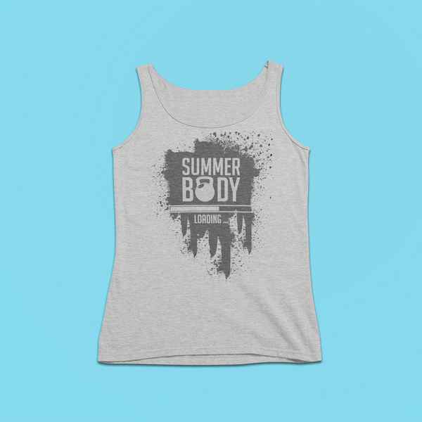 'Summer Body Loading...' Sweat Activated Tank Top (Men's)
